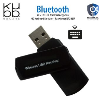 Émulateur de Clavier Bluetooth NFC – Sécurisé avec chiffrement AES-128 CBC, compatible PassCypher NFC HSM