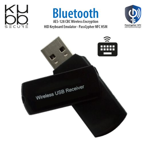 Émulateur de Clavier Bluetooth NFC – Sécurisé avec chiffrement AES-128 CBC, compatible PassCypher NFC HSM