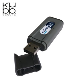 EviKey NFC Pro 32 Go – Clé USB NFC sécurisée avec packaging KUBB Secure