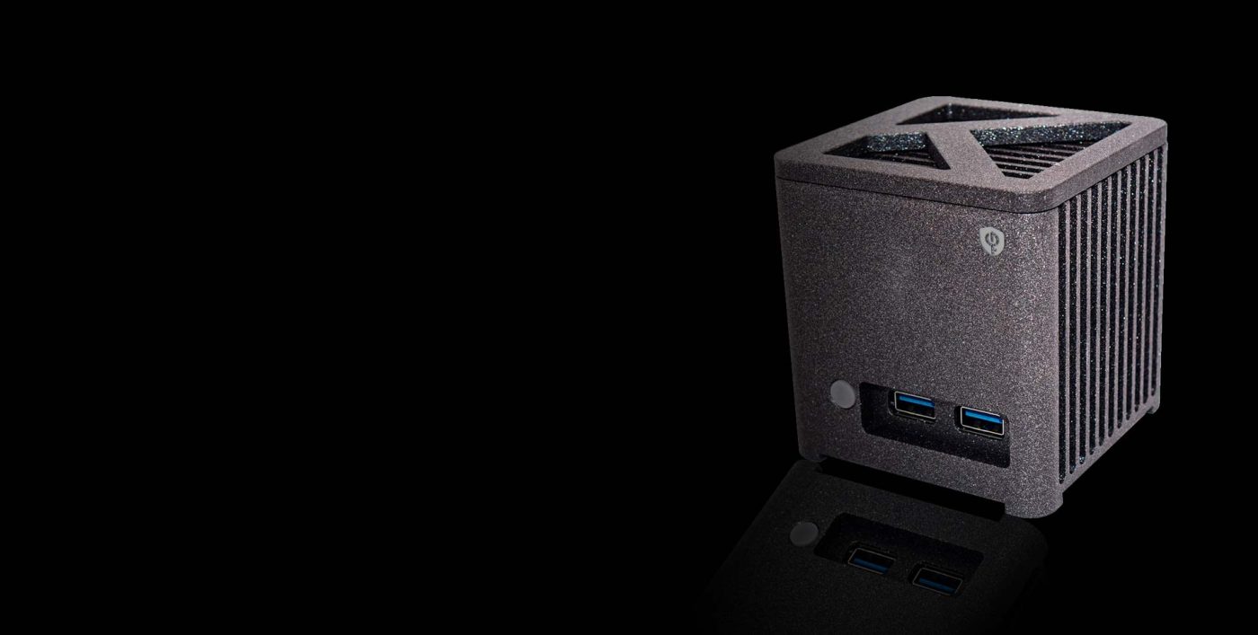 : "Photo du KUBB Secure Mini Fanless, une solution de cybersécurité innovante