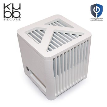 KUBB Secure Mini Fanless blanc avec PassCypher HSM PGP - Vue haute