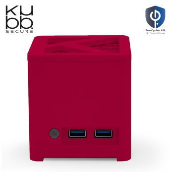 KUBB Secure Mini Fanless fuchsia avec PassCypher HSM PGP - Vue avant