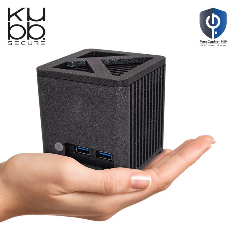 KUBB Secure Mini Fanless Graphite - Taille compacte et cybersécurité intégrée